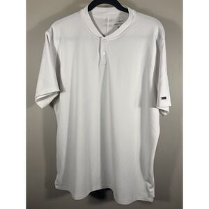 Nike Tiger Woods Aeroreact Golf Polo Shirt Men's Size XL White TW SS